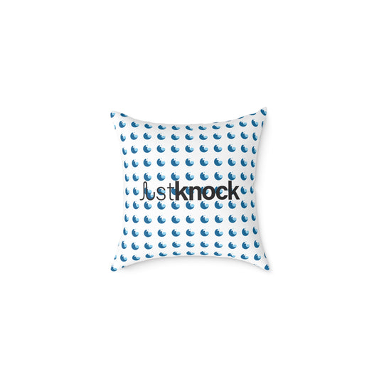 Chic Decorative Pillow, Cozy Home Decor, Blue Dot Design, Modern Accent Cushion, Ideal for Living Room, Gift for Housewarming