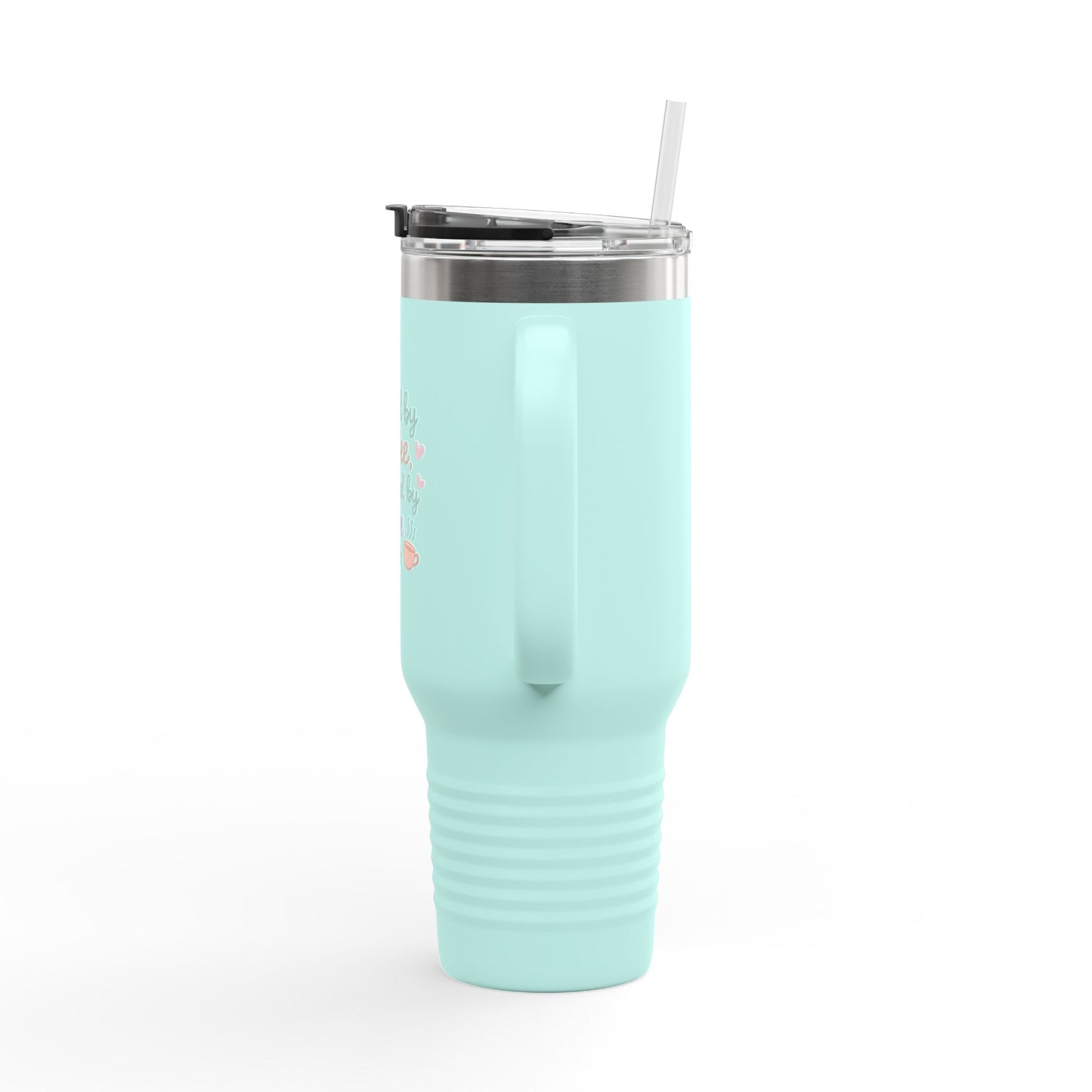 Mom Life Insulated Travel Mug - 40oz Coffee Cup, Reusable Tumbler, Mother's Day Gift, On-the-Go Beverage Holder, Cute Coffee Mug