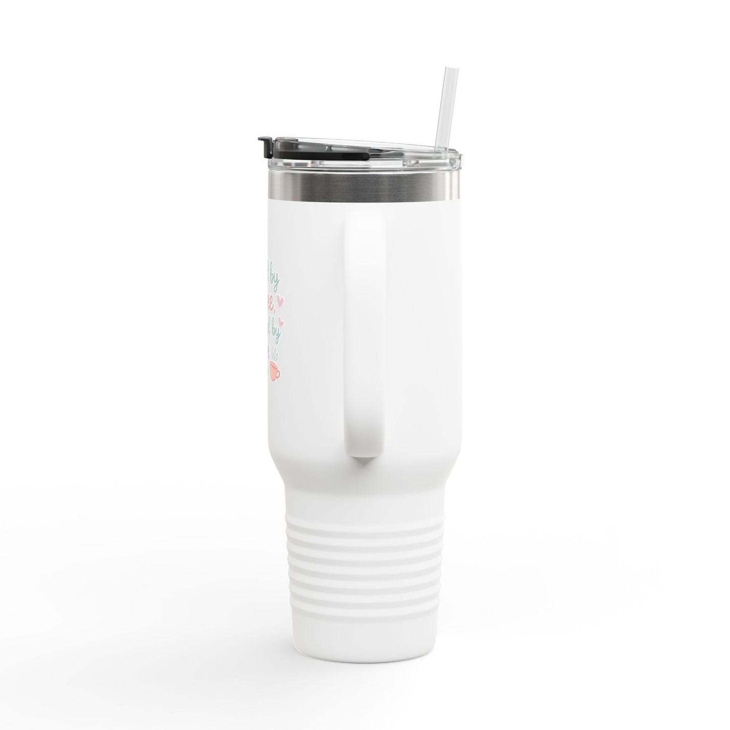 Mom Life Insulated Travel Mug - 40oz Coffee Cup, Reusable Tumbler, Mother's Day Gift, On-the-Go Beverage Holder, Cute Coffee Mug