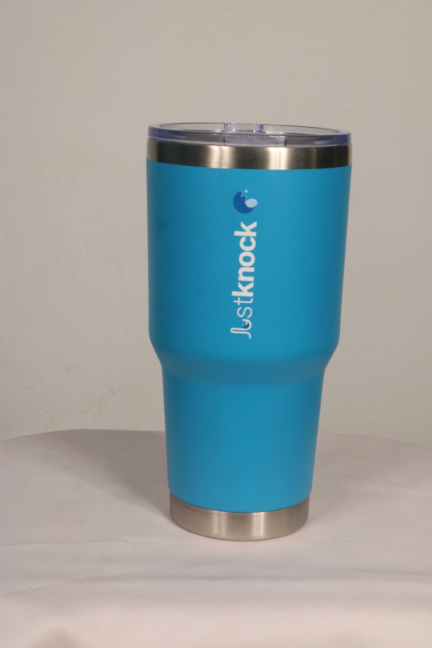 JustKnock - 32 oz BLUE Color Vacuum insulated stainless steel drink Tumbler